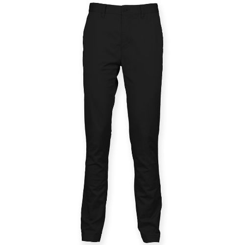 Front Row Stretch Chinos Black